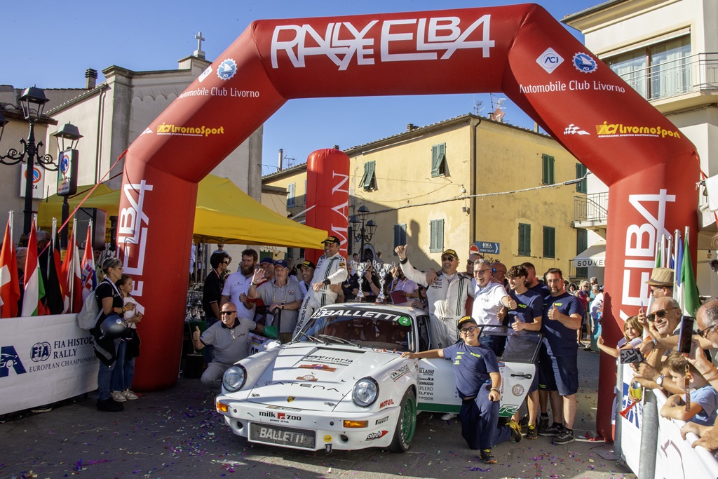 Scuderia Palladio Historic: è argento con Salvini e Tagliaferri al Rallye Elba Storico