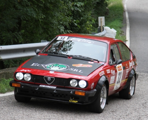 Settebello della Scuderia Palladio Historic al Lessinia Rally